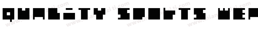 Quality Sports Wear字体转换